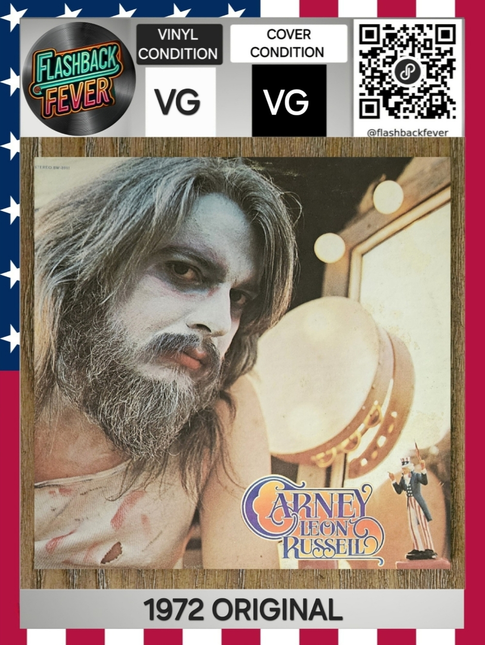 LEON RUSSELL•Carney•1972 US (#SW-8911) Capitol L.A. Pressing